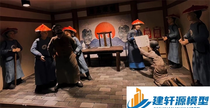 得荣陈规除恶绅微缩场景