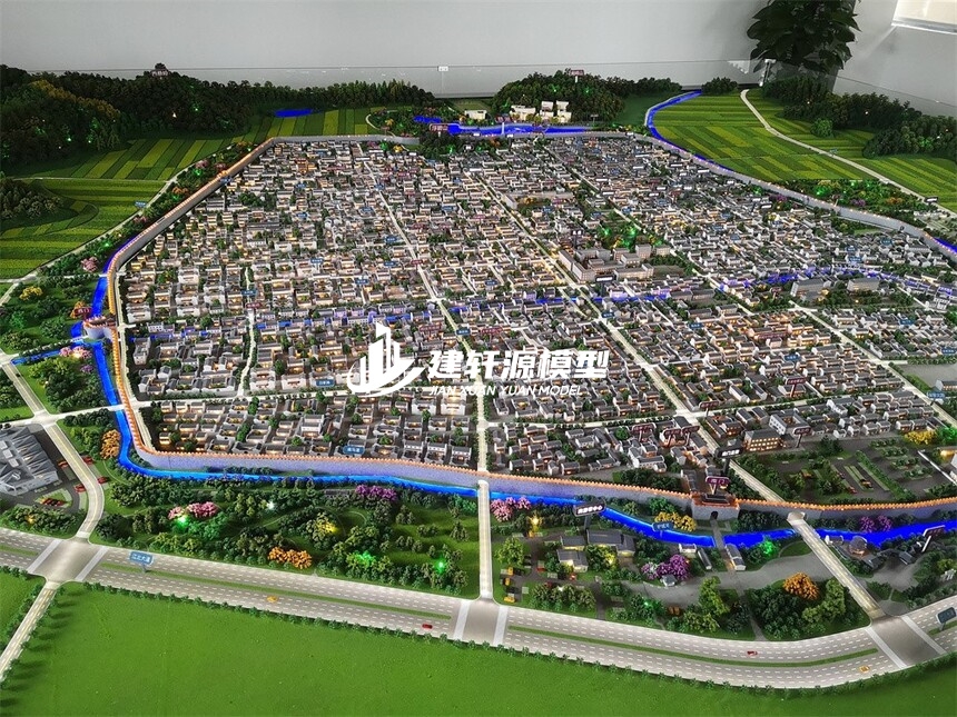 得荣城市规划模型