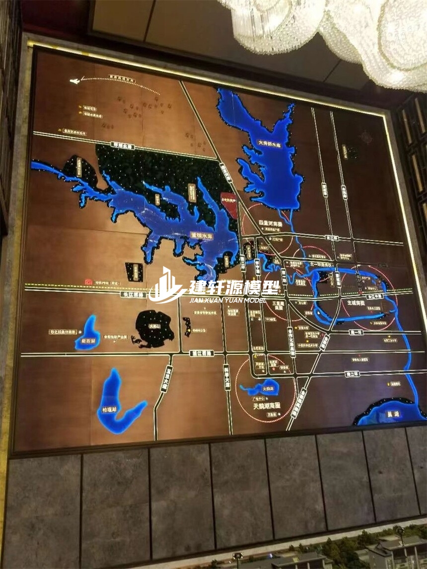 得荣区域壁挂模型制作