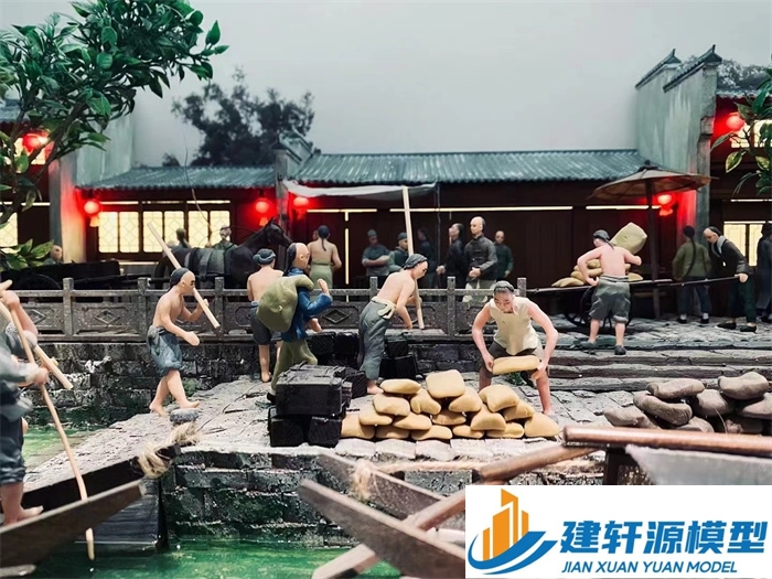 得荣博物馆江南水乡模型