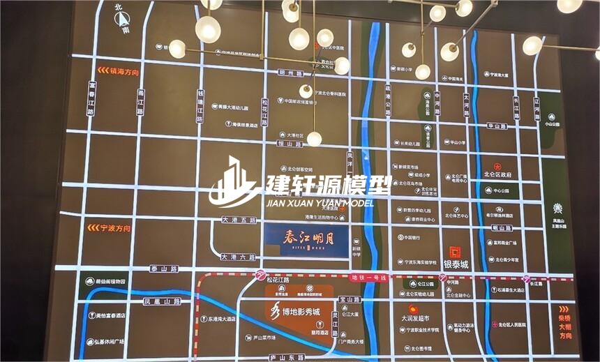 得荣房产壁挂模型